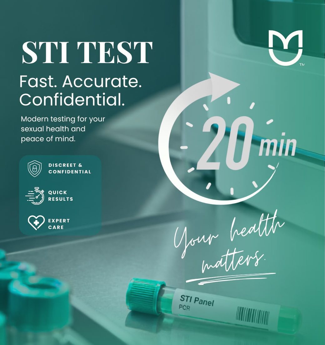 CheckMate STI test: fast, accurate and confidential, with results in about 20 minutes